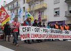 Photo 7717  La plupart des syndicats, sauf FO, y ont participé. Le cortège s’est formé place de la gare et a défilé jusqu&#39;à la mairie.