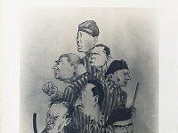 Kapos, chef de blocks,...etc (bandits allemands). © AMRC - Collection particulière (Bruno de La Pintière).